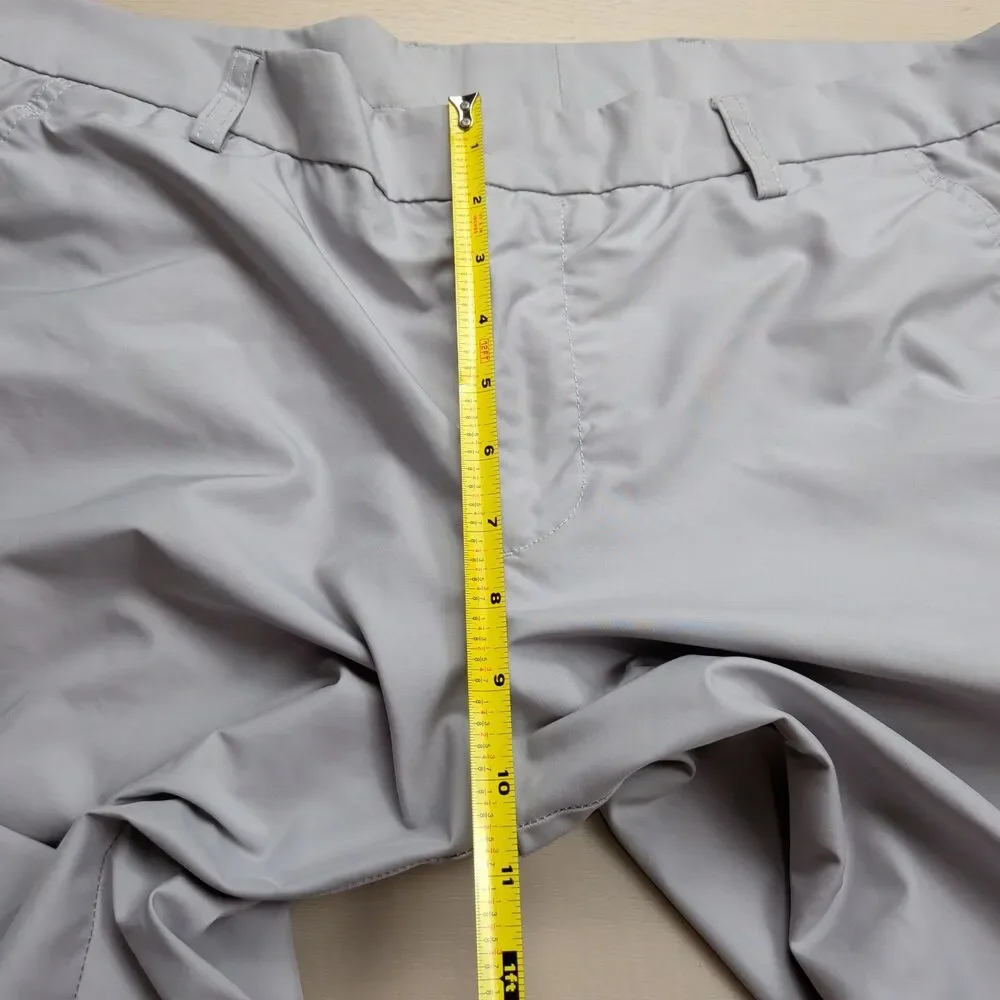 J Lindeberg Pants Mens 36x32 Golf Regular Fit Micro Twill‎ Straight Leg Gray